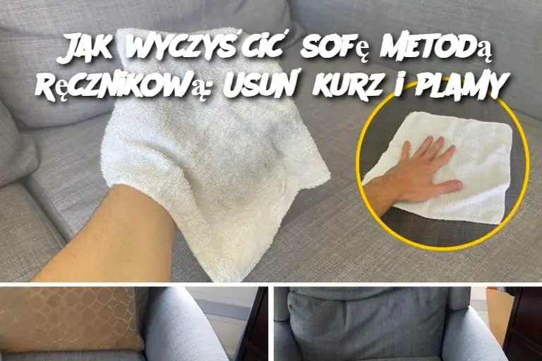 Jak wyczyścić sofę metodą ręcznikową: Usuń kurz i plamy