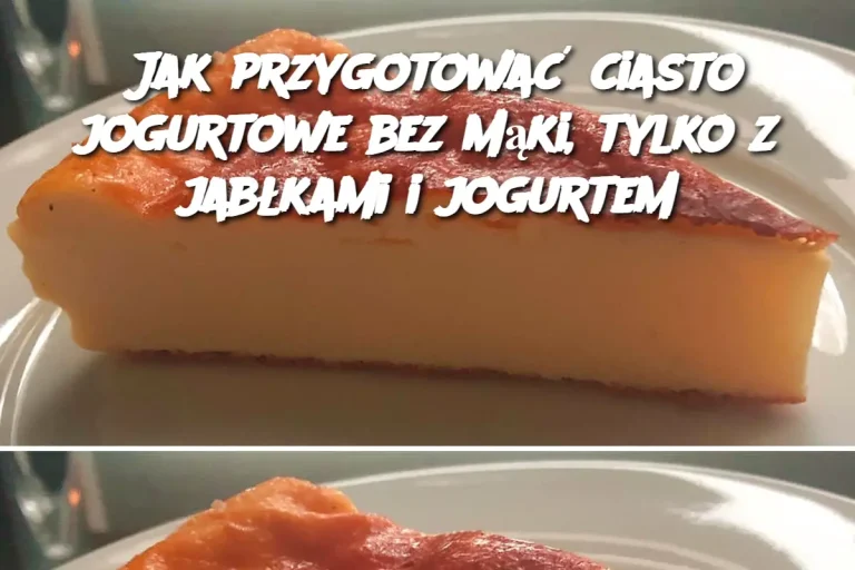 Jak przygotować ciasto jogurtowe bez mąki, tylko z jabłkami i jogurtem