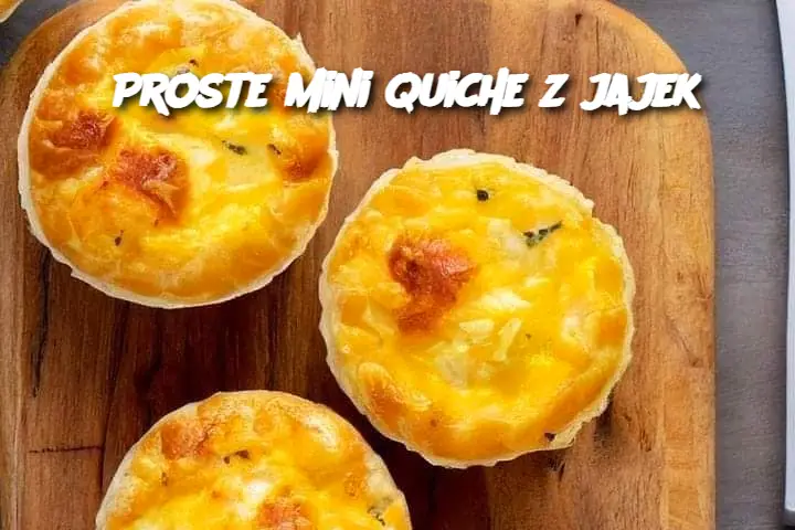 Proste mini quiche z jajek