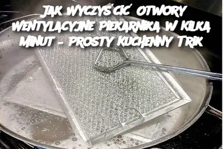 Jak Wyczyścić Otwory Wentylacyjne Piekarnika w Kilka Minut – Prosty Kuchenny Trik