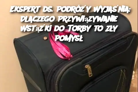 Ekspert ds. Podróży Wyjaśnia: Dlaczego Przywiązywanie Wstążki do Torby to Zły Pomysł