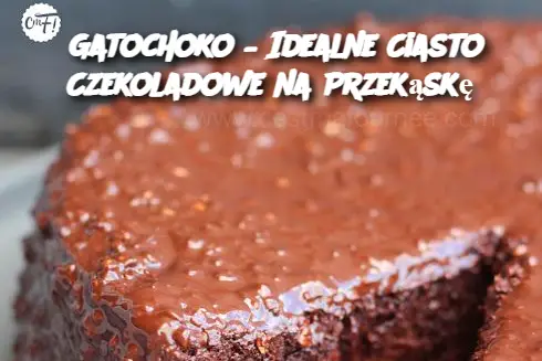 Gatochoko – Idealne Ciasto Czekoladowe na Przekąskę