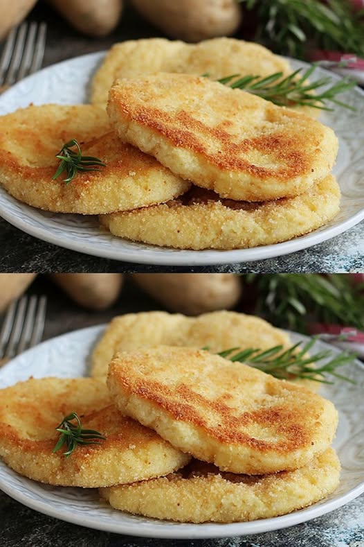 Eskalopki ziemniaczane z serem ricotta