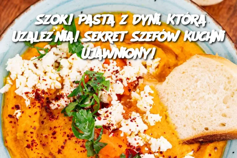 Szok! Pasta z Dyni, Która Uzależnia! Sekret Szefów Kuchni Ujawniony!