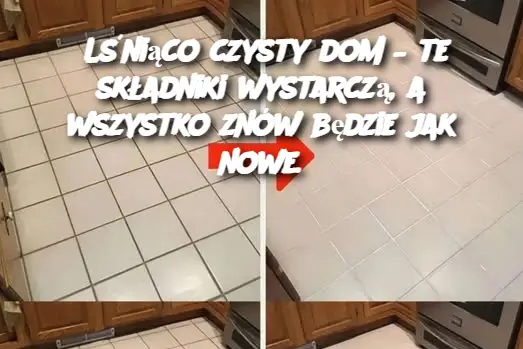 Lśniąco czysty dom – te składniki wystarczą, a wszystko znów będzie jak nowe.