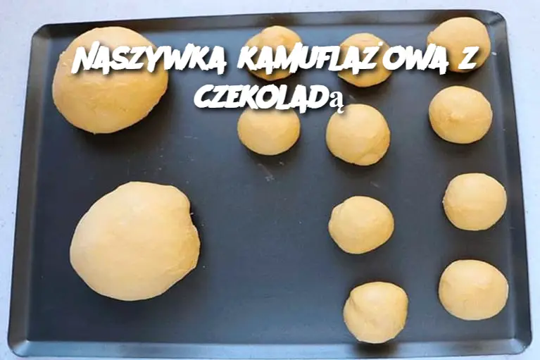 Naszywka kamuflażowa z czekoladą