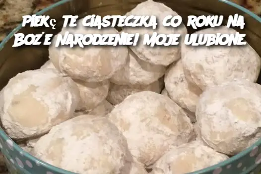 Piekę te ciasteczka co roku na Boże Narodzenie! Moje ulubione.