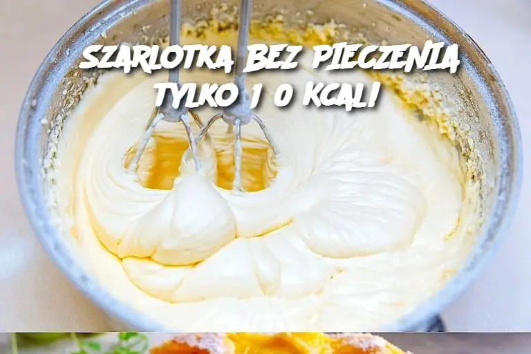 Szarlotka BEZ PIECZENIA tylko 180 Kcal!