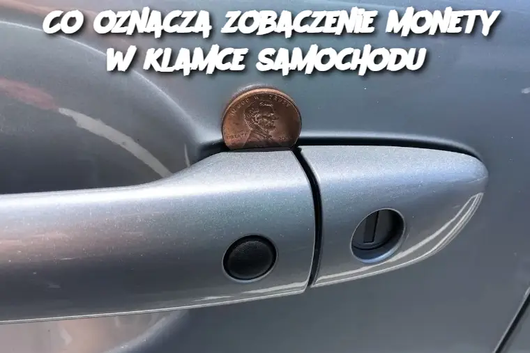 Co oznacza zobaczenie monety w klamce samochodu