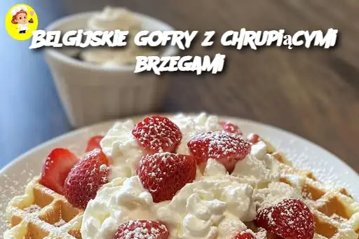 Belgijskie gofry z chrupiącymi brzegami