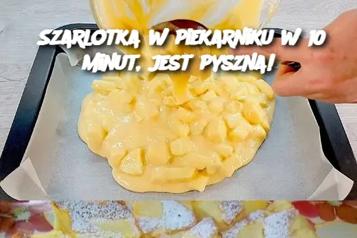 Szarlotka w piekarniku w 10 minut, jest pyszna!