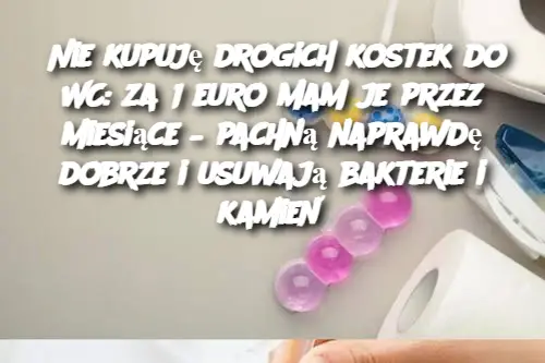 Nie kupuję drogich kostek do WC: za 1 euro mam je przez miesiące – pachną naprawdę dobrze i usuwają bakterie i kamień