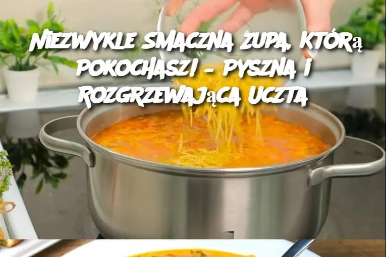 Niezwykle Smaczna Zupa, Którą Pokochasz! – Pyszna i Rozgrzewająca Uczta