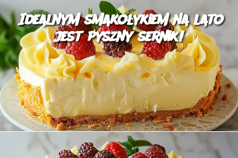 Idealnym smakołykiem na lato jest pyszny sernik!