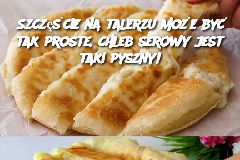 Szczęście na talerzu może być tak proste, chleb serowy jest taki pyszny!