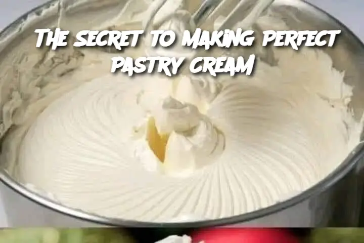 The Secret to Making Perfect Pastry Cream