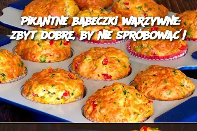 Pikantne babeczki warzywne: zbyt dobre, by nie spróbować!