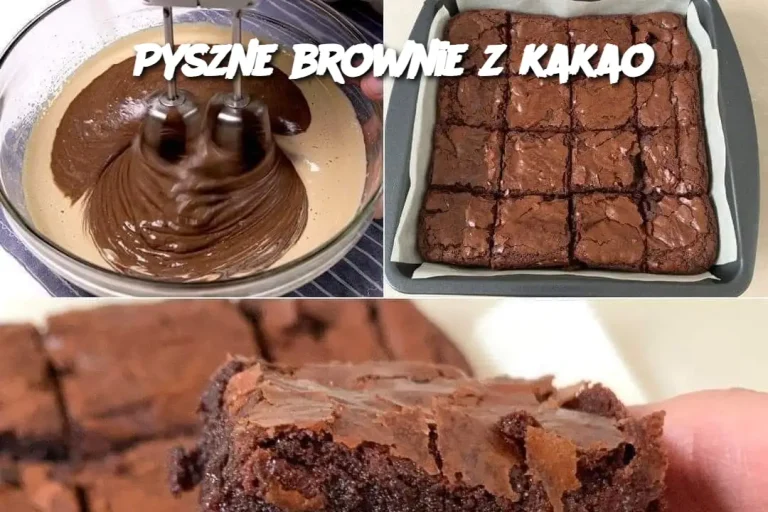 Pyszne brownie z kakao