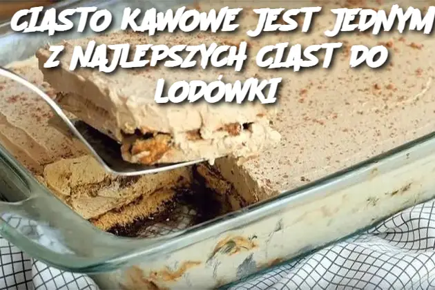 CIASTO KAWOWE JEST JEDNYM Z NAJLEPSZYCH CIAST DO LODÓWKI