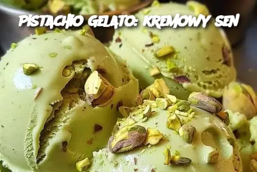 Pistachio Gelato: kremowy sen