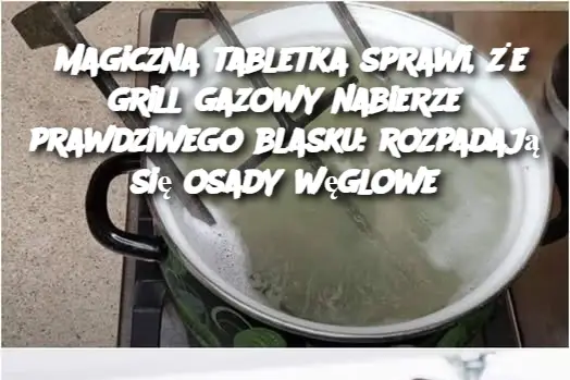 Magiczna tabletka sprawi, że grill gazowy nabierze prawdziwego blasku: rozpadają się osady węglowe