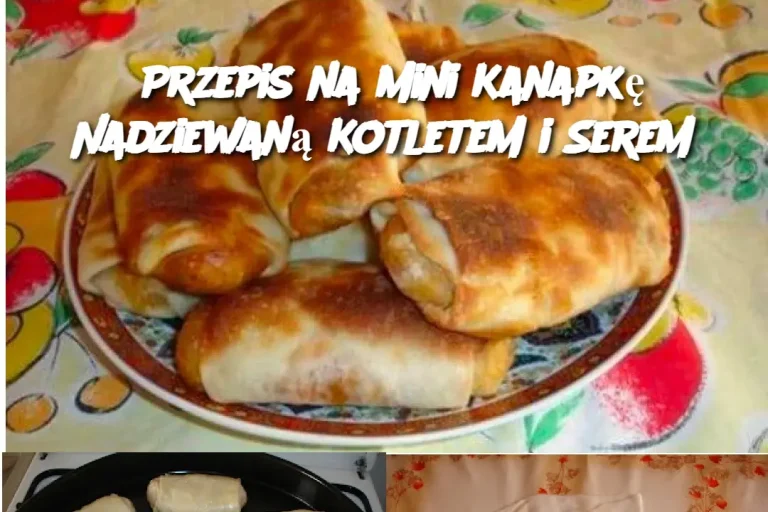 Przepis na Mini Kanapkę Nadziewaną Kotletem i Serem