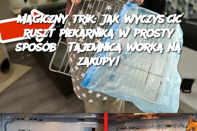 Magiczny trik: Jak wyczyścić ruszt piekarnika w prosty sposób? Tajemnica worka na zakupy!