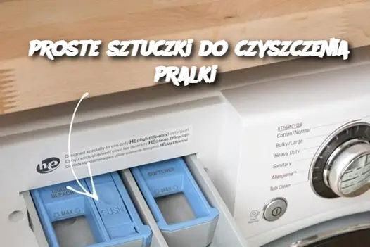 proste sztuczki do czyszczenia pralki