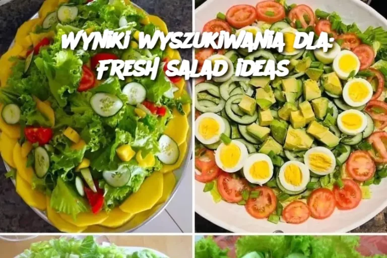 Wyniki wyszukiwania dla: Fresh salad ideas