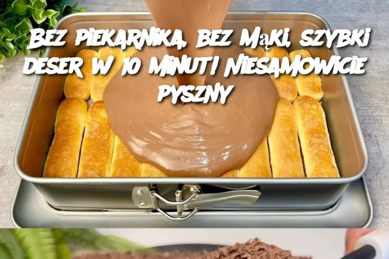 Bez piekarnika, bez mąki, szybki deser w 10 minut! Niesamowicie pyszny