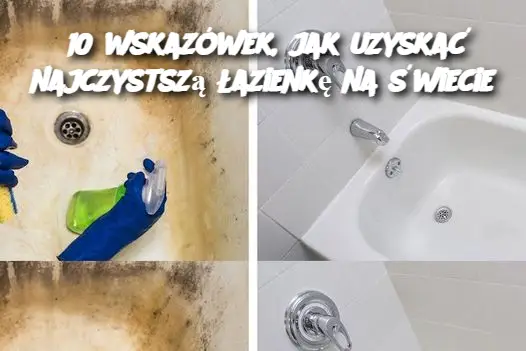 10 wskazówek, jak uzyskać najczystszą łazienkę na świecie