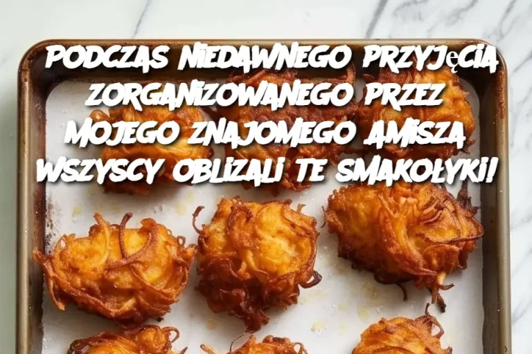 Podczas niedawnego przyjęcia zorganizowanego przez mojego znajomego Amisza wszyscy oblizali te smakołyki!