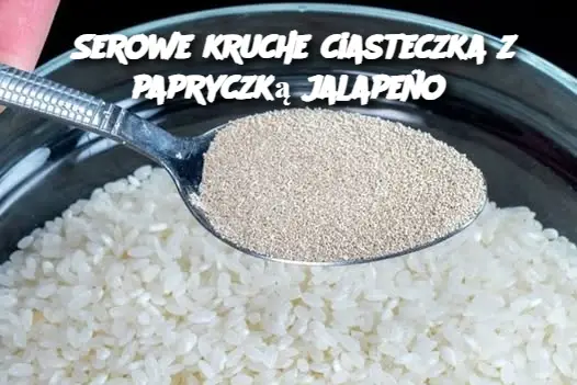 Serowe kruche ciasteczka z papryczką jalapeño