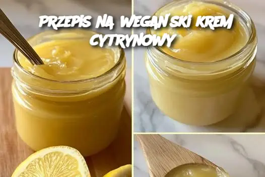 Przepis na wegański krem cytrynowy