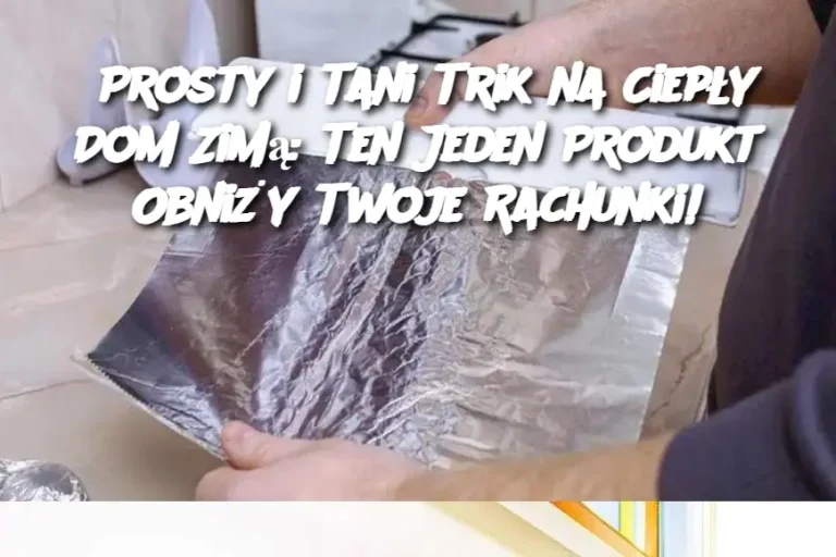 Prosty i Tani Trik na Ciepły Dom Zimą: Ten Jeden Produkt Obniży Twoje Rachunki!