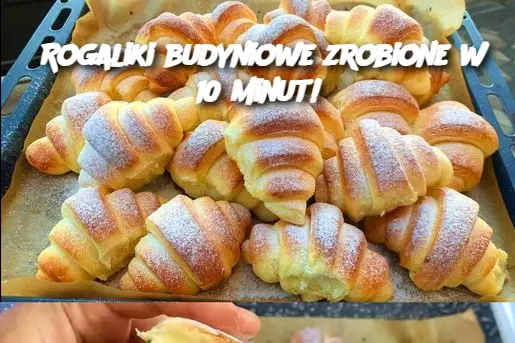 Rogaliki budyniowe zrobione w 10 minut!