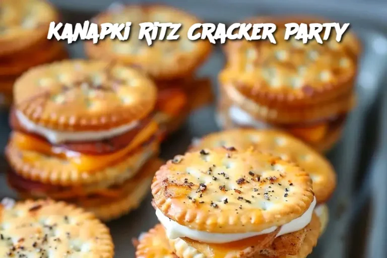 Kanapki Ritz Cracker Party