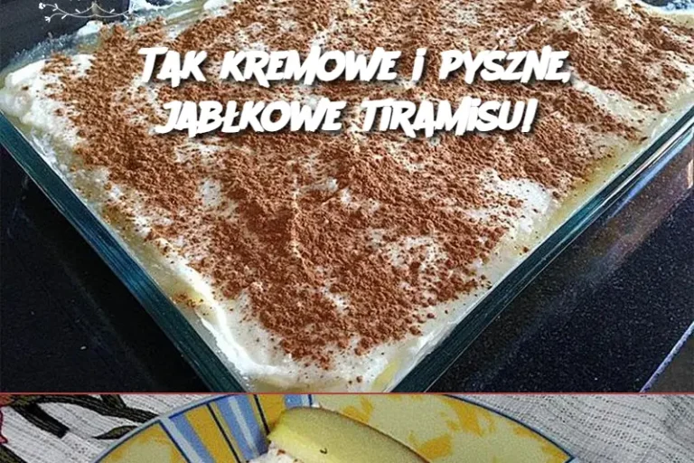 Tak kremowe i pyszne, jabłkowe tiramisu!