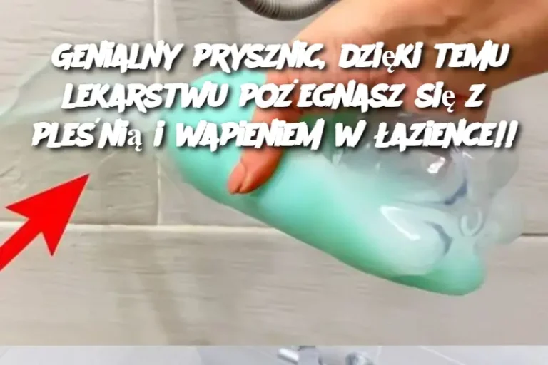 Genialny prysznic, dzięki temu lekarstwu pożegnasz się z pleśnią i wapieniem w łazience!!