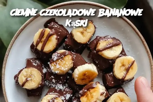 Ciemne Czekoladowe Bananowe Kąski