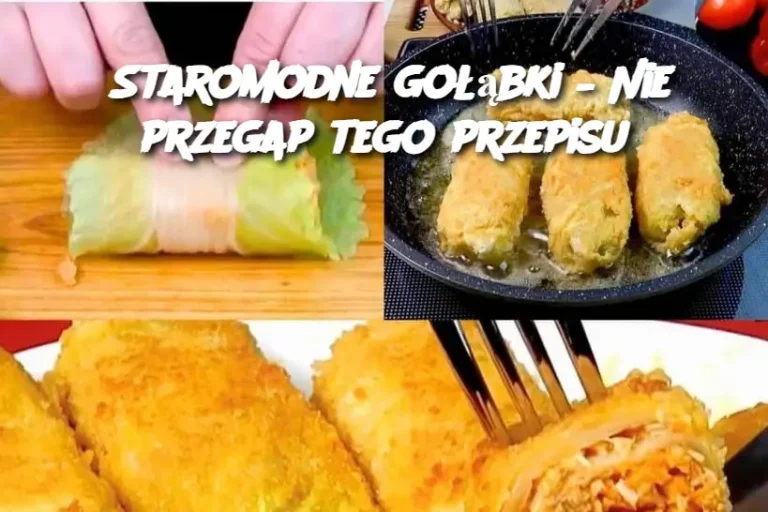 Staromodne gołąbki – Nie przegap tego przepisu