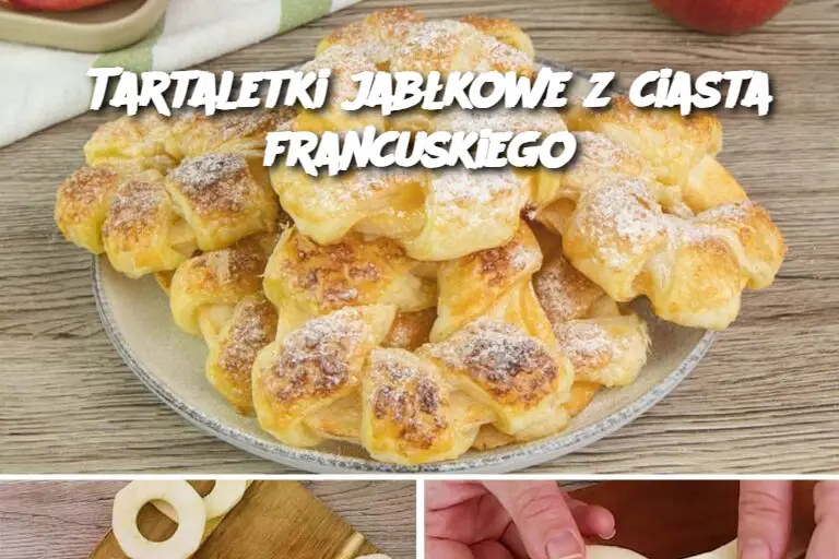 Tartaletki jabłkowe z ciasta francuskiego