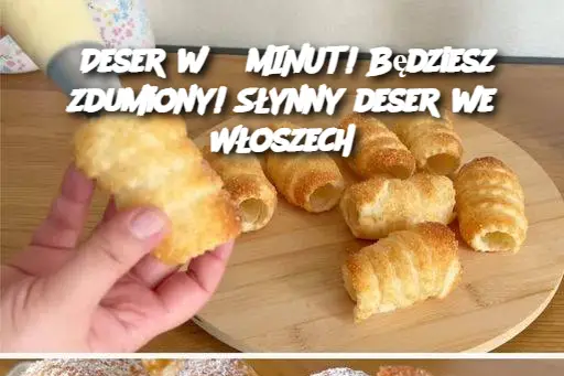 Deser w 5 MINUT! Będziesz zdumiony! Słynny deser we Włoszech