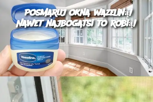 Posmaruj okna wazeliną! Nawet najbogatsi to robią!