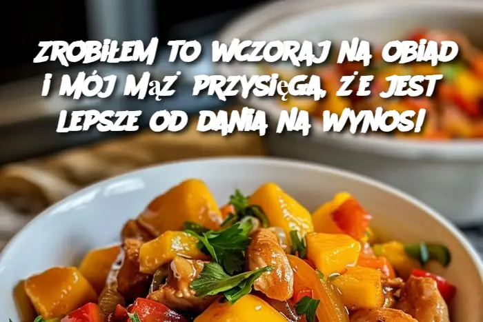 Zrobiłem to wczoraj na obiad i mój mąż przysięga, że ​​jest lepsze od dania na wynos!