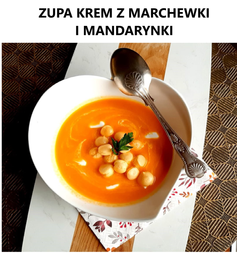 ZUPA KREM Z MARCHEWKI I MANDARYNKI