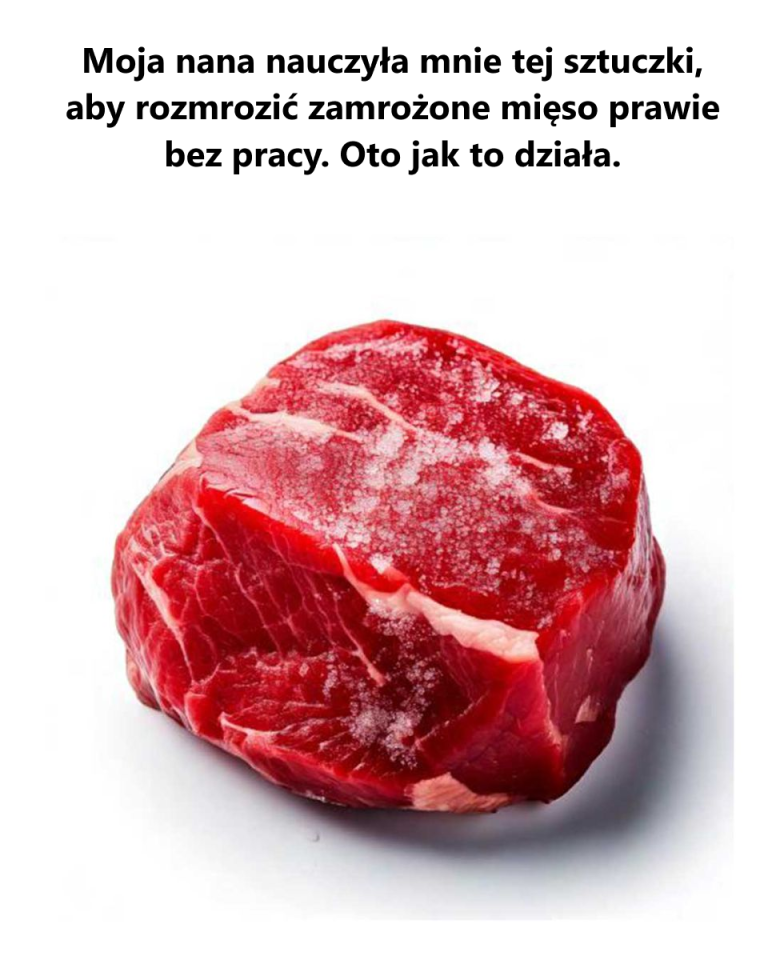 Moja nana nauczyła mnie tej sztuczki, aby rozmrozić zamrożone mięso prawie bez pracy. Oto jak to działa.