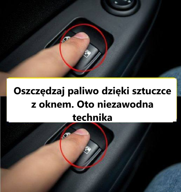 Oszczędzaj paliwo dzięki sztuczce z oknem. Oto niezawodna technika