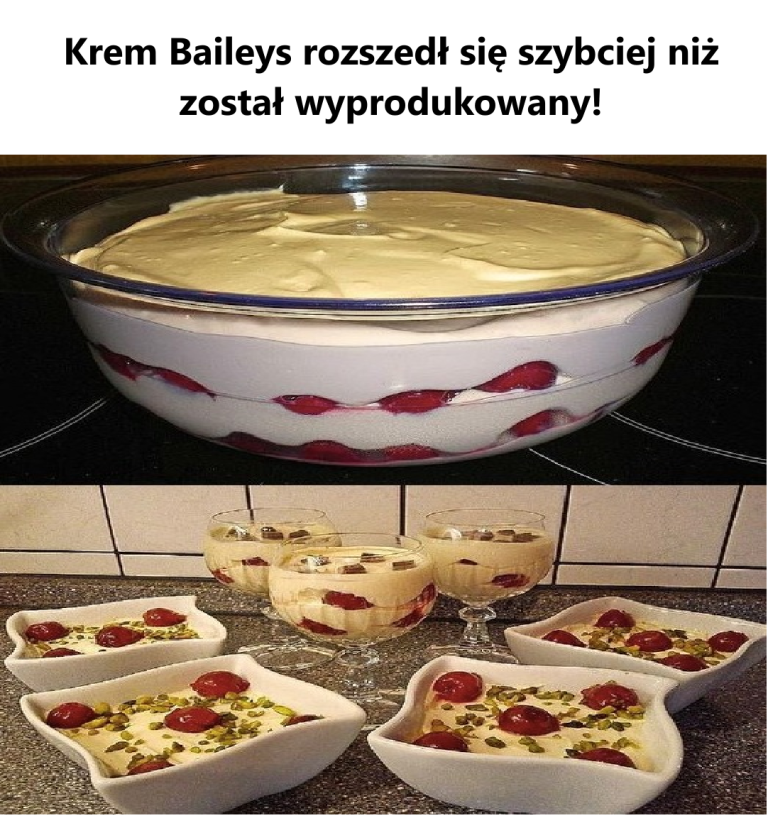 Krem Baileys rozszedł się szybciej niż został wyprodukowany!