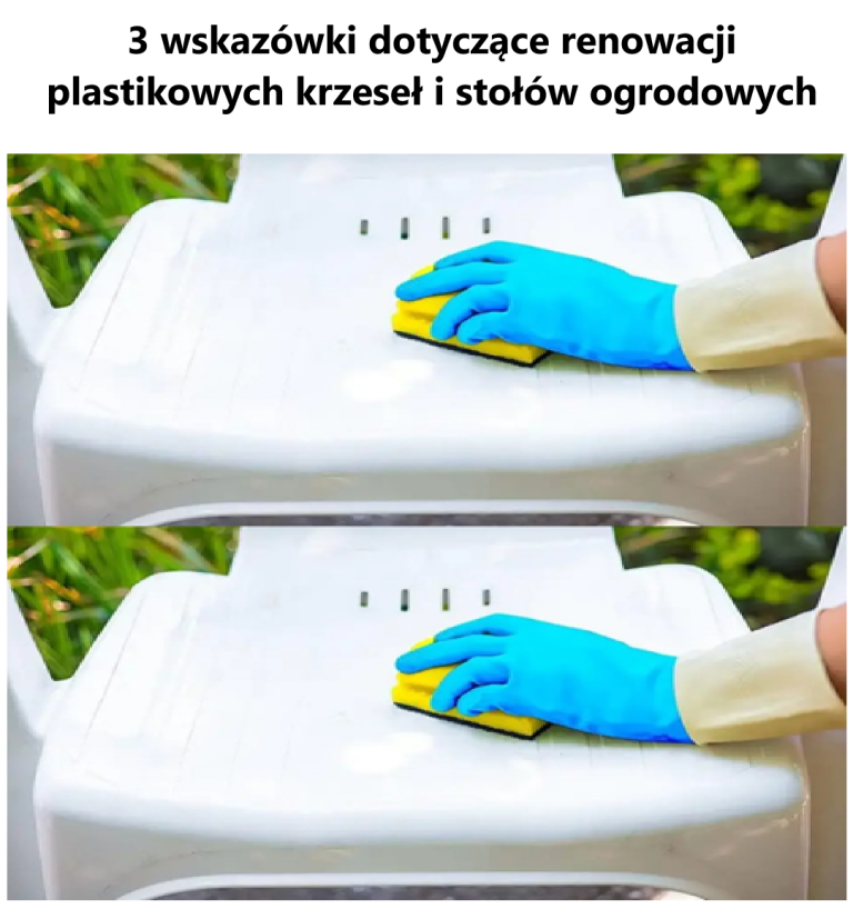 3 wskazówki dotyczące renowacji plastikowych krzeseł i stołów ogrodowych